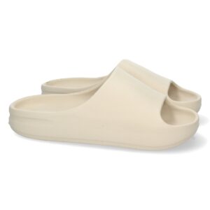 Sandalia Plana Cómoda y Acolchada en Beige