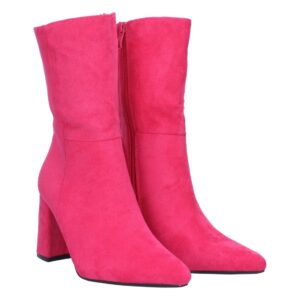 Bota de tacón para mujer en Fucsia
