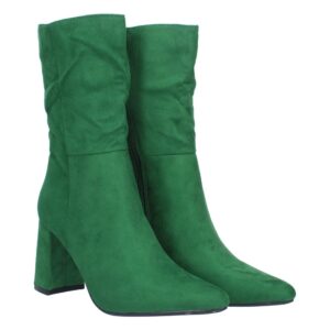 Bota de tacón para mujer en Verde