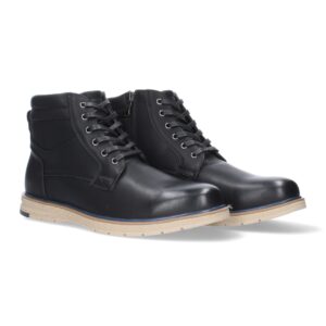 Botin Plano de Hombre en Negro