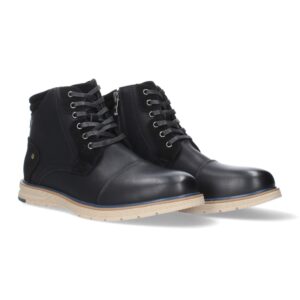 Botin Plano de Hombre en Negro