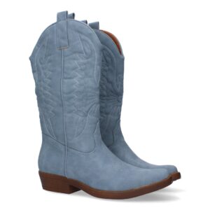 Bota de Tacón para Mujer en Azul