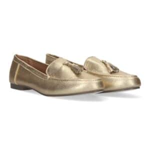 Mocasín Plano para Mujer en Oro