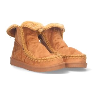 Botín Plano para Mujer en Camel