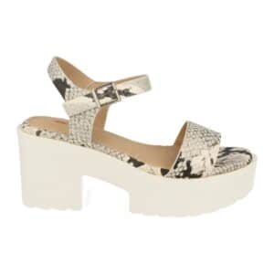 Sandalia de Mujer Ankle Strap con Plataforma y Hebilla