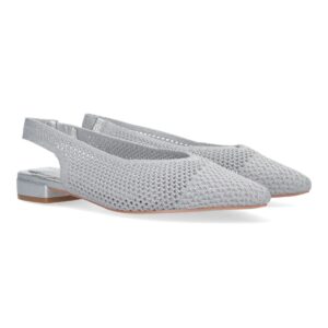 Zapato de salón de mujer elegante plano, destalonado en