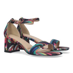 Sandalia de Tacón para Mujer, Cómoda en Azul