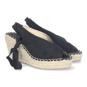 Sandalia de Cuña para Mujer, Cómoda, Forrada de Yute