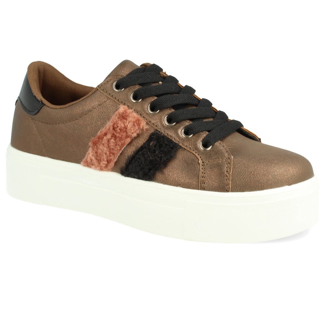 Zapatilla con cordones en Marrón - Imagen 2