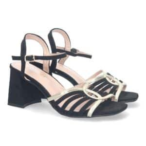 Sandalia de Tacón para Mujer, Cómodas, con Adorno