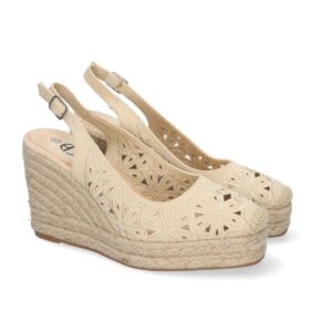 Sandalias de Cuña para Mujer, con Detalles en la Pala