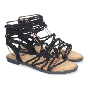Sandalias Planas de Mujer, Cómodas Diseño Trenzado en