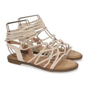 Sandalias Planas de Mujer, Cómodas Diseño Trenzado en
