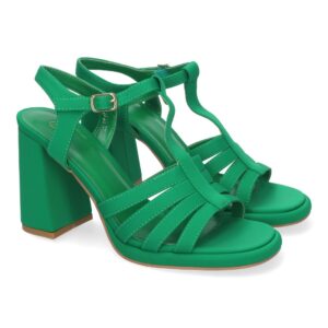 Sandalias Elegantes de Tacón Alto, con Adorno