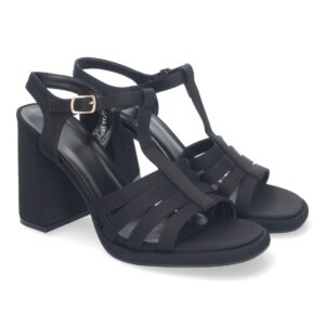 Sandalias Elegantes de Tacón Alto, con Adorno