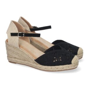 Sandalias de Cuña para Mujer con Diseño Calado