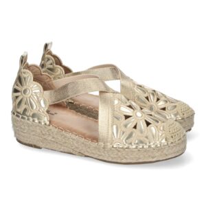 Sandalias de Cuña de Yute para Mujer, Diseño Elegante