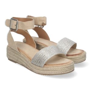 Sandalias de Yute, para Mujer, Elegantes y Cómodas en