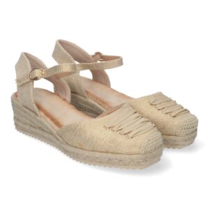 Sandalia de Cuña para Mujer, Cómda y Elegante, Forrada