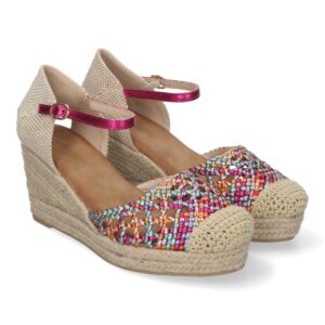 Sandalia de Cuña para Mujer, Cómda y Elegante, Forrada