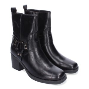 Botines de Tacón para Mujer, Elegantes Adorno