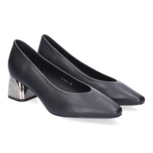 Zapatos de Salón Elegantes para Mujer, Tacón Cuadrado