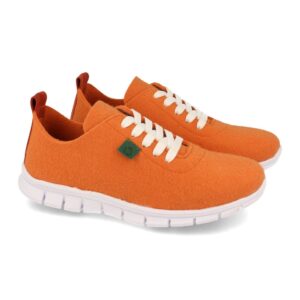 Zapatillas ECO con Cordones en Naranja