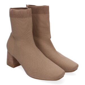Botin de Tacon para Mujer, Comodos, con Material