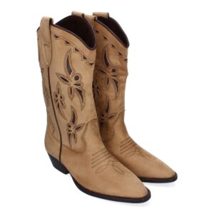 Botin de Tacon para Mujer, Comodos, con Material