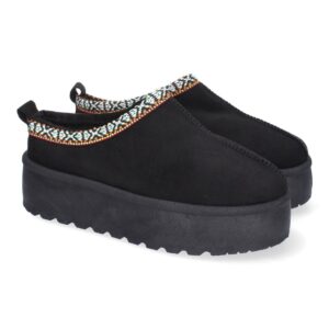 Zapatillas para Mujer de Plataforma, Bordadas, Diseño