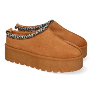 Zapatillas para Mujer de Plataforma, Bordadas, Diseño