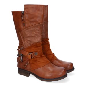 Botas de Mujer Con Detalles de Hebilla y Tiras