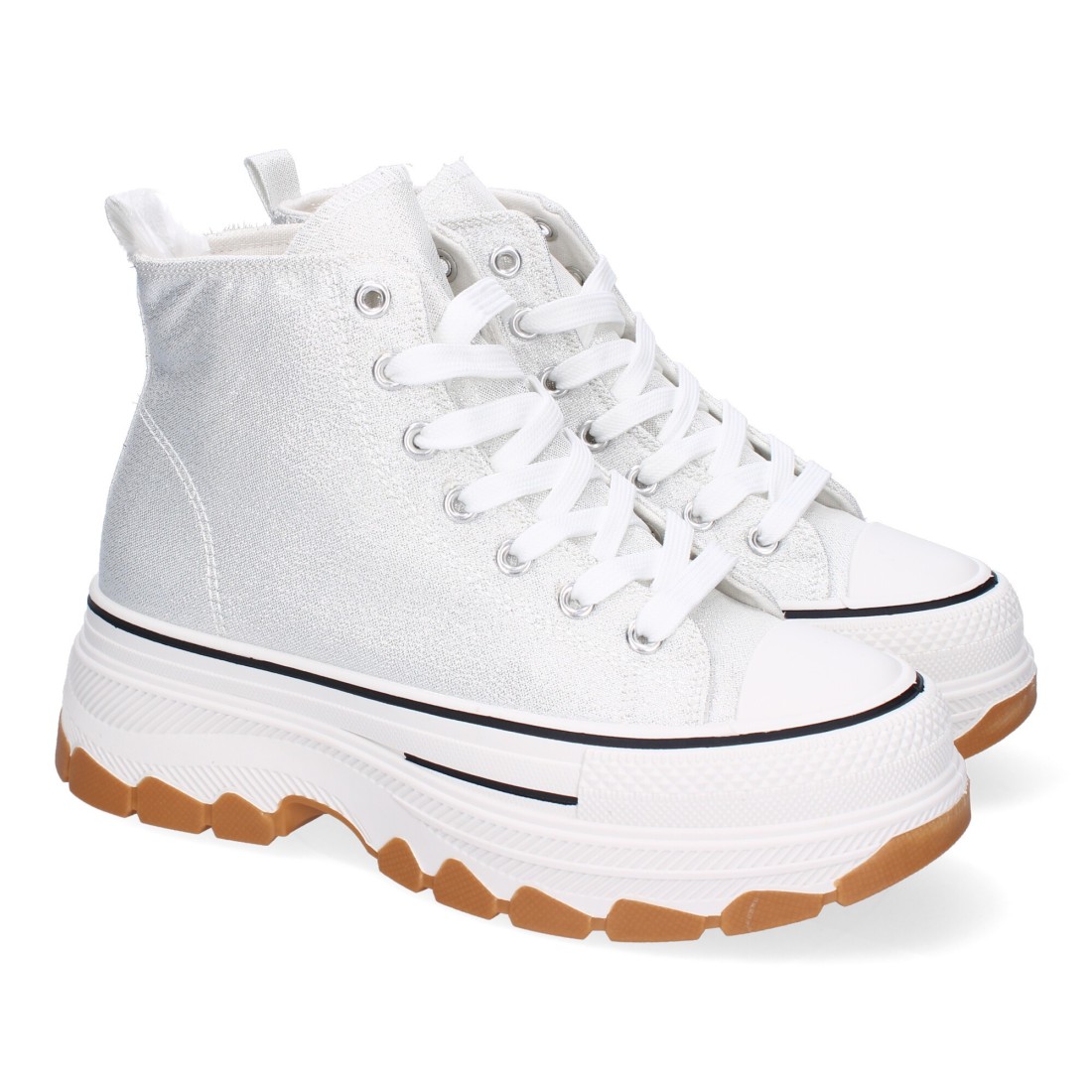 Zapatilla Abotinada de Plataforma para Mujer, Cómoda