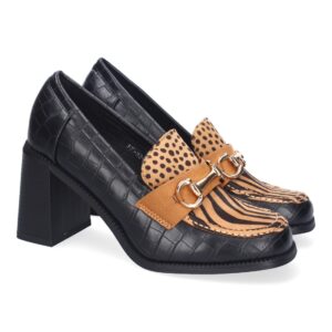 Mocasín de Tacón para Mujer, Cómodo y Elegante, Diseño
