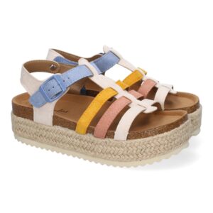 Sandalias con Plataforma de Yute para Mujer, Comodas y
