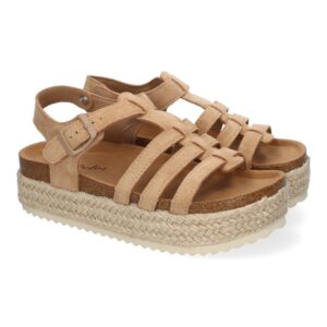 Sandalias con Plataforma de Yute para Mujer, Cómodas