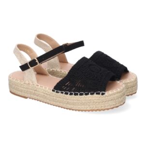 Sandalia de Plataforma para Mujer, Cómoda, Forrada