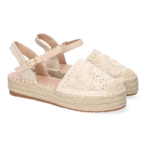 Sandalia de Plataforma para Mujer, Comoda, Forrada de