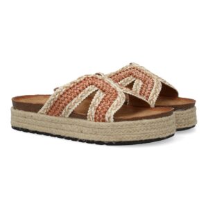 Sandalias planas de mujer con diseño trenzado, cómodas