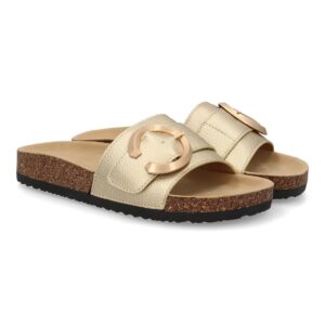 Sandalia plana de mujer, comoda y elegante, diseño