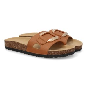 Sandalia plana de mujer, comoda y elegante, diseño