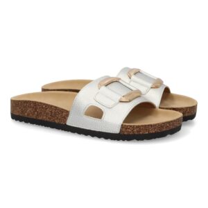 Sandalia plana de mujer, comoda y elegante, diseño