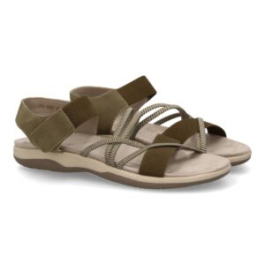 Sandalias planas de mujer diseño moderno, comodas con