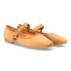 Zapato de Salón destalonado con punta fina en Kaki