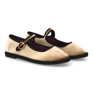 Bailarina con estampado liso para mujer en Kaki