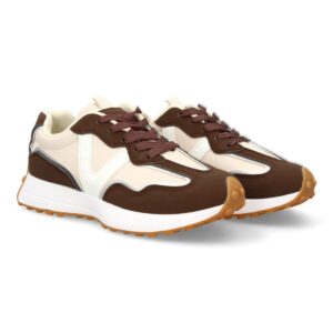 Zapatilla con diseño moderno para mujer en Marrón