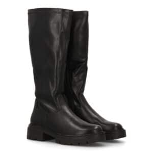 Botas altas estilo moderno para mujer en Negro