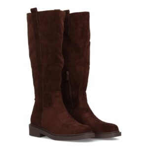 Bota con grabado cowboy para mujer en Marrón