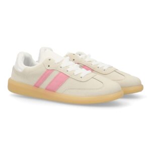 Zapatillas deportivas estilo retro casual en Nude