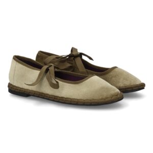 Bota alta con tacón y plataforma para mujer en Verde
